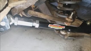 Installing Global West Strut Rods On A 66 Chevy [upl. by Catto]