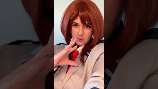 That song making my brain tingle in magical ways cosplay uraraka anime myheroacademia cosplayer [upl. by Elata]