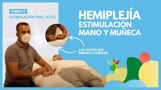 REHABILITACIÓN ICTUS 2  ✋ EJERCICIOS de ESTIMULACIÓN de MANO Y MUÑECA para HEMIPLEJÍA [upl. by Shaw]