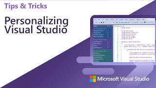 Personalizing Visual Studio 2022 [upl. by Ledua]