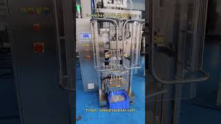 Korean ginseng liquid strip back seal packaging machine packagingmachine ginsengkorea [upl. by Sawyor]