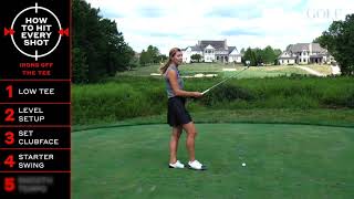 Golf Basics How to Hit a Tee Shot [upl. by Aiz]