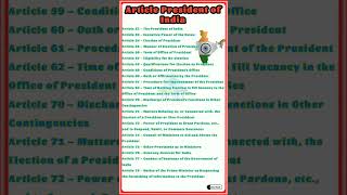 Articles Related to president of India important article facthub generalknowledge ssc upsc bpsc [upl. by Ehgit7]