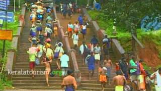 Trekking from Pamba to Sabarimala Pathanamthitta Kerala [upl. by Nylek640]