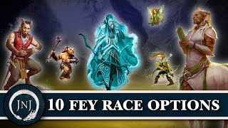 Fey Race Options DampD 5e  Guide to the Feywild [upl. by Huxley281]