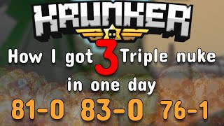 Krunker  How I got 3 triple nuke in one day [upl. by Atnoek966]