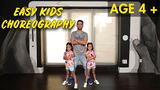 Easy Kids Choreography  Hip Hop Dance Tutorial AGES 4  MihranTV [upl. by Drofdarb]