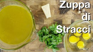 🔴 Zuppa di Stracci Stracciatella Soup Recipe [upl. by Rana]