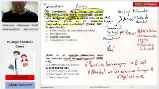 PREGUNTAS ENAM DE SEPSIS NEONATAL  NEONATOLOGÍA  VILLAMEDIC [upl. by Delaryd]