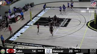 KSHSAA 2024 1A DII Girls Volleyball Championship Highlights [upl. by Sregor]