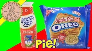 Apple Pie Oreo Cookies amp Deans Country Fresh Christmas Eggnog [upl. by Eelyrehc]