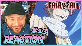 Fairy Tail Episode 13 REACTION quotNatsu vs Yuka The Wave Userquot [upl. by Eninej]