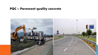 Pavement quality concrete  PQC [upl. by Rosetta]