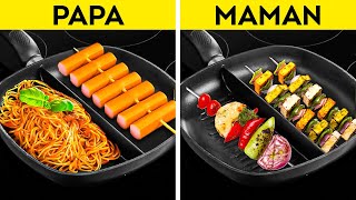 Maman VS Papa Astuces de Parentalité et Gadgets de Cuisine [upl. by Inessa]