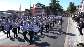 Schützenfest 2024 in Grimlinghausen Die Parade der Scheibenschützen Artillerie und Reitercorps [upl. by Ailed]