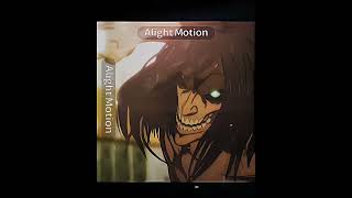 ERENS ATTACK TITAN 🗿🔥  AOT anime 4k edit 🗣️😈aotedit eren erenyeager 4k erenyeager erenedit [upl. by Adelbert]