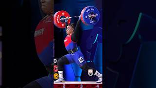 Solfrid Koanda 87kg 🇳🇴 160kg  352lbs CampJ 🥇2024 Europeas  weightlifting cleanandjerk [upl. by Neffirg261]