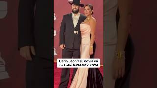 Carin Leon y su novia en latín Grammy carinleon shorts short mexico mexicano grammy [upl. by Arreis266]