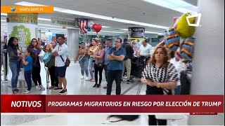 Programas migratorios en riesgo por elección de Donald Trump [upl. by Bianca95]