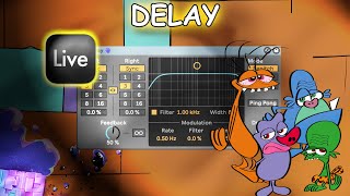 Hypnotic Peafowl  Ableton Tutorial 38  DELAY [upl. by Hamilah493]