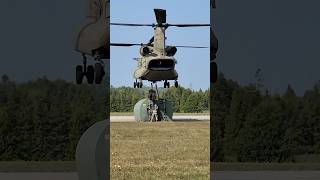 Michigan National Guard Soldiers conduct sling load operations for bridging exercise [upl. by Gnouv]