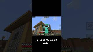 making diamond armour and villager trading hall minecraftpocketeditioninhindi minecraft [upl. by Bruner]