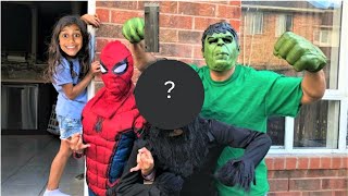 Marvel Avengers Infinity War Superhero Kids pretend play part 2 [upl. by Aniretake499]