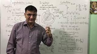 Lorentz force cyclotron and cycloid pathMagnetostatics lecture 1 [upl. by Ennaxxor485]