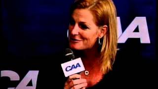 2010 CAA Basketball Media Day Live  William amp Marys Debbie Taylor [upl. by Melvyn8]