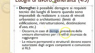 Sicurezza sul lavoro  Parte 24  DLgs 81  2008  tutorial [upl. by Reld250]