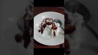 Ice cream n chocolate topping yummm [upl. by Wahkuna378]