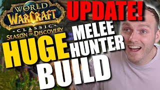 Update MASSIVE Melee Hunter Guide Season of Discovery Classic WoW [upl. by Collette990]