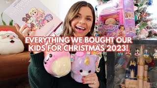 EVERYTHING WE BOUGHT OUR KIDS FOR CHRISTMAS 2023 CHRISTMAS IDEAS FOR 5 AND 7 YEAR OLD GIRLS [upl. by Ajnos294]