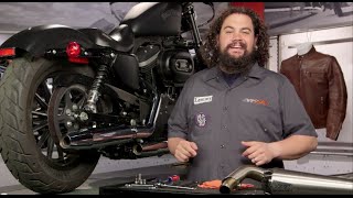 How To Install a Full System Exhaust for Harley at RevZillacom [upl. by Nappie]