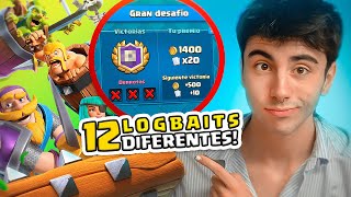 GANANDO GRAN DESAFIO CON 12 MAZOS DE LOG BAIT DIFERENTES 🔥 beniju [upl. by Berry]