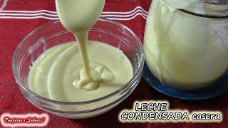 LECHE CONDENSADA CASERA con solo 3 ingredientes y muy fácil [upl. by Ryhpez674]