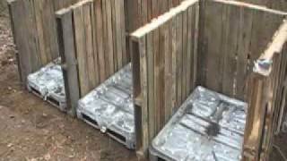 Compost bins made of pallets  How to [upl. by Riba]