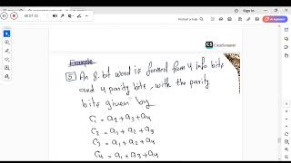 Digital Communications Eng Omar Oglu Sec 6 Complete  Linear Block Code Questions [upl. by Prissy]