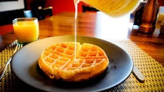 5 Minute Fluffy Waffle Recipe [upl. by Adnav]