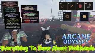 Advanced Guide For Deckhands Arcane Odyssey [upl. by Amelina536]