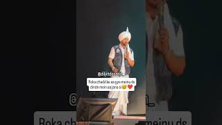 Roka Chadd Ke Aagyi Show Ch diljitdosanjh dilluminatitour dilluminati trending jaipurconcert [upl. by Graner]