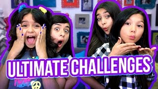 MINUTE TO WIN IT CHALLENGE WITH THE GEM SISTERS  Txunamy [upl. by Sutsugua702]