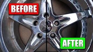 How To Restore Chrome Wheels  The Easiest Way [upl. by Gifferd]