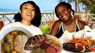 GHANAIAN FOOD MUKBANG w nubuke [upl. by Tabitha]