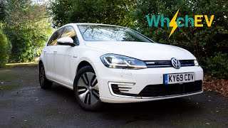 Volkswagen eGolf 2019 review Your favourite family hatchback goes electric  WhichEV [upl. by Elden]