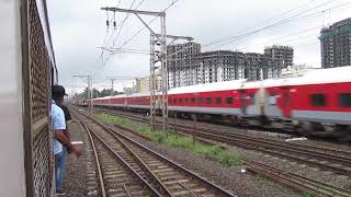 IRFCA Sayaji Nagari express crosses virar [upl. by Faden]