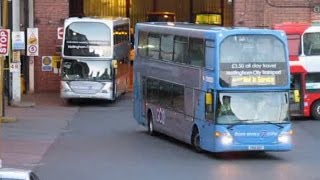 Nottingham City Transport  Trent Bridge amp Parliament Street Depots [upl. by Harrow191]