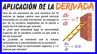 🚀 APLICACIÓN DE LA DERIVADA  Problema sobre Razón de Cambio [upl. by Chrissie349]