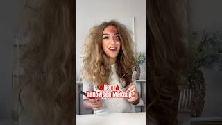 🩸 Nem Halloween Makeup 🩸Med gaffel lipgloss og hjemmelavet blod makeup halloween halloween2024 [upl. by Nyrmac]