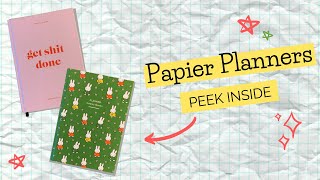 Get Organized with PAPIER PLANNERS  Undated amp Customizable [upl. by Gilberte933]